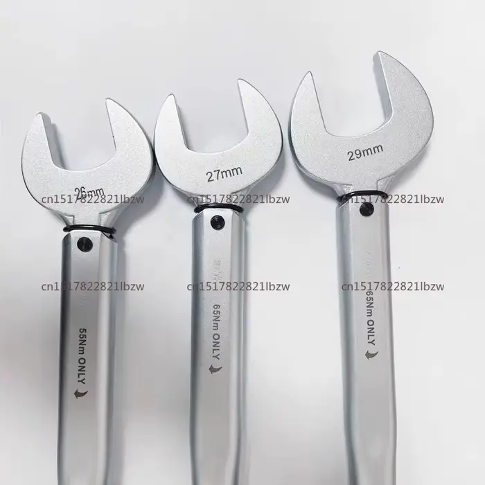 Clé dynamométrique fixe ouverte simple Non réglable 17 22 24 26 27 29MM clé dynamométrique d'entreti