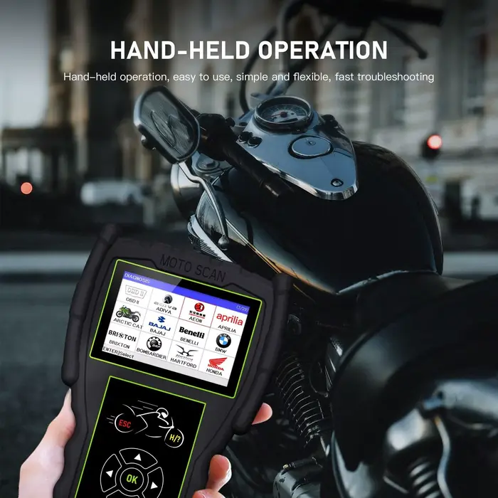 JDiag M100 Pro Scanner de Diagnostic de moto outil de Diagnostic de défauts OBD2 lecteur de Code de 