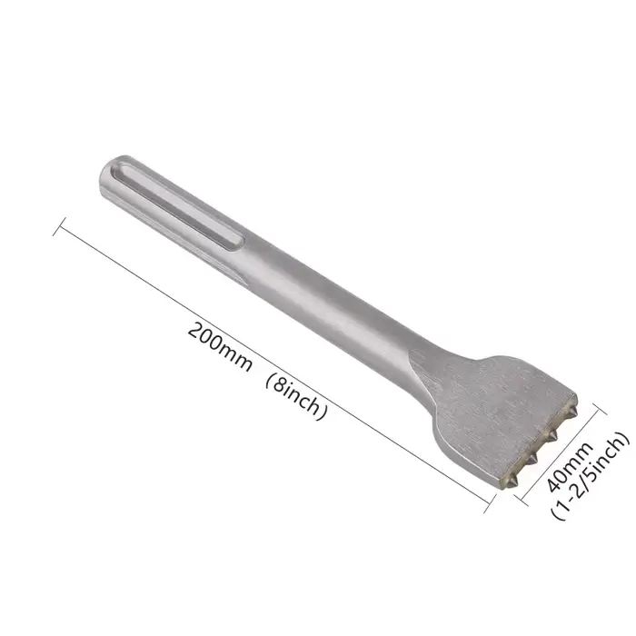 Vearter SDS MAX – marteau électrique à tige, 4 dents, pointe en carbure, douille de ciseau en alliag