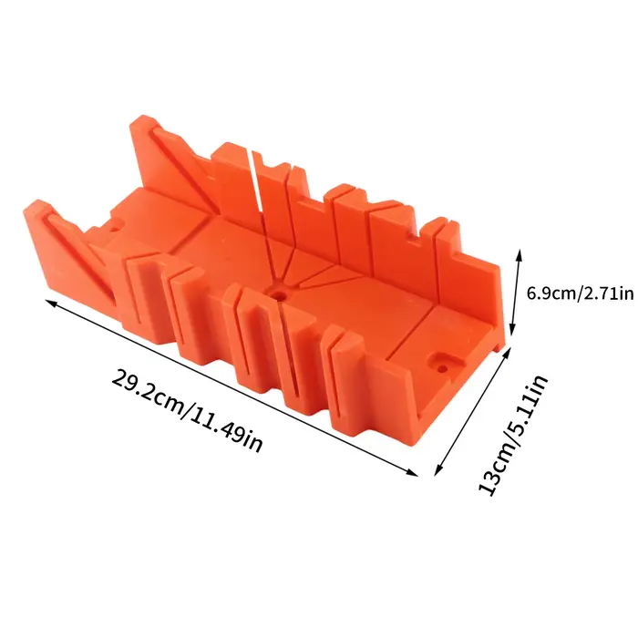 Boîte à onglets de serrage à Angle Multiple en plastique ABS de 12 pouces avec scie arrière de 14