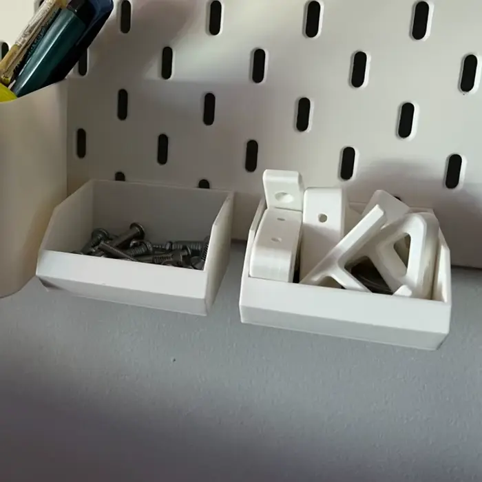 Organisateur de pièces d'outils en plastique pour économiser de l'espace, boîte de rangement suspend