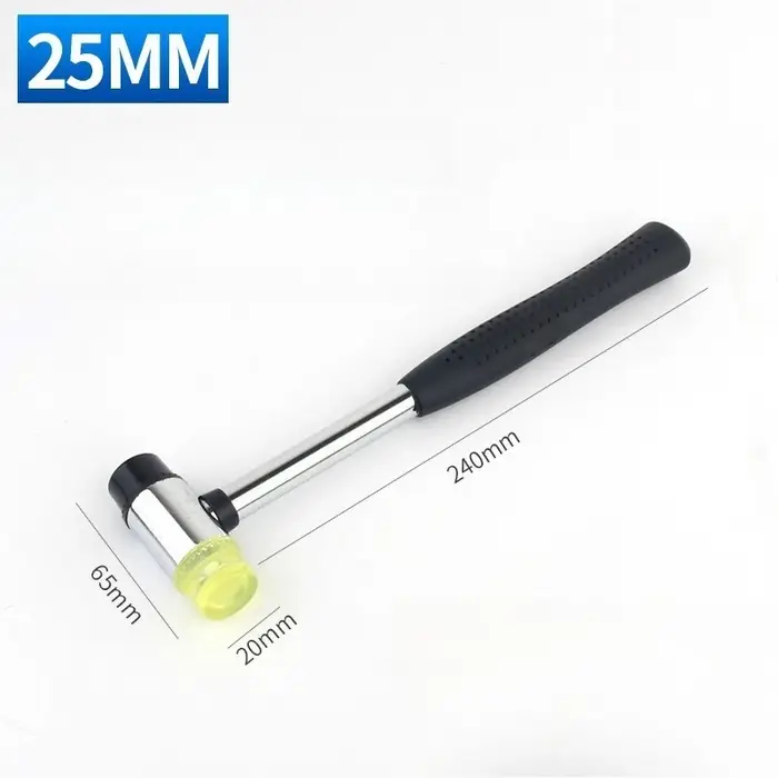 Marteau en caoutchouc souple double face 25 mm
