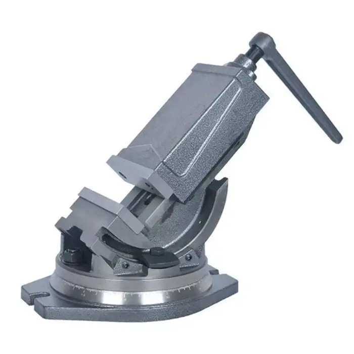 Pince Plate Solide à Angle Inclinable de 4 Pouces, Résistante à 360, Étau Conique de Précision à Dis