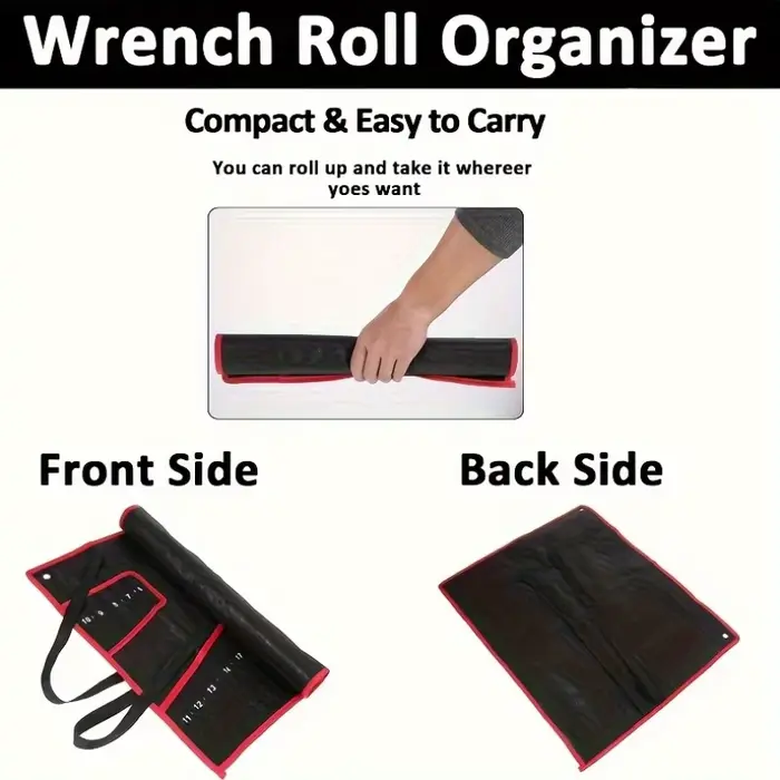 Sac de rangement compact pour clés avec petit support et organisateur