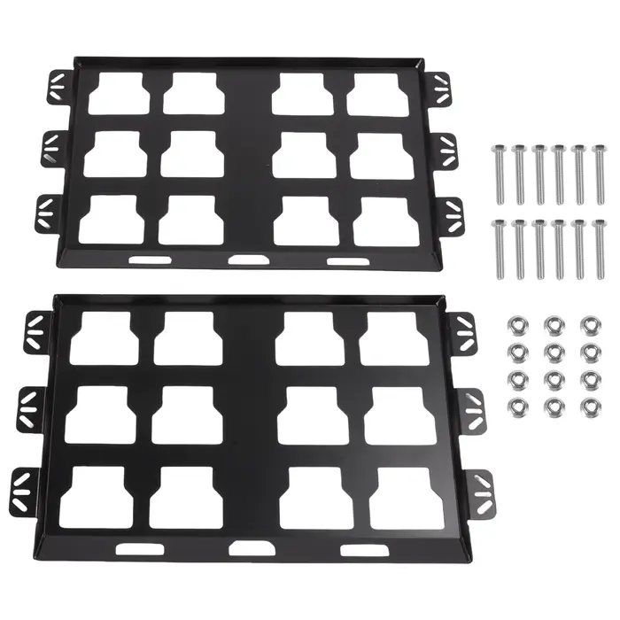 Lot de 2 plaques de montage pour boîte à outils compatibles avec Milwaukee Packout
