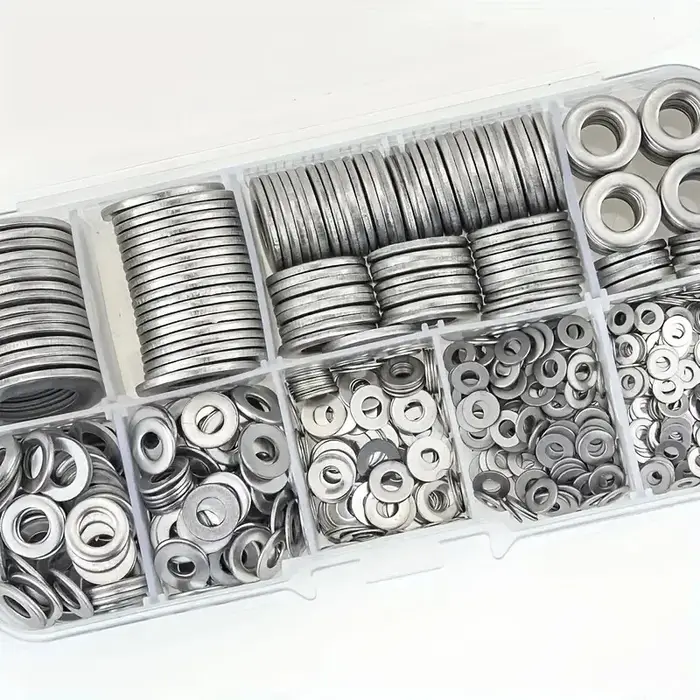 Ensemble de rondelles plates en acier inoxydable 360/580 pièces 304, parfait pour la décoration inté