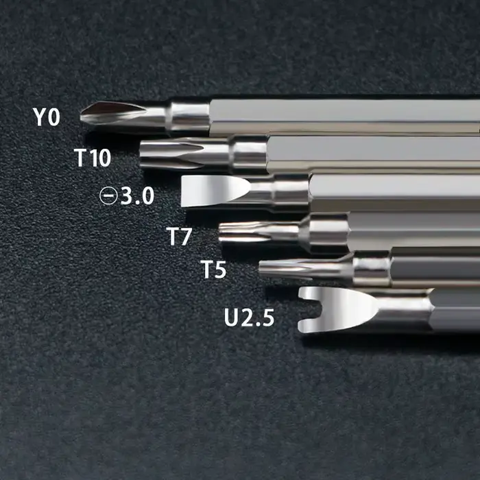 Tournevis multifonction 6 en 1 Sécurité Tamper-Verde CR-V Chrome Vanadium Acier Embout magnétique Hex Torx Outil à main par PROthelents Textiles