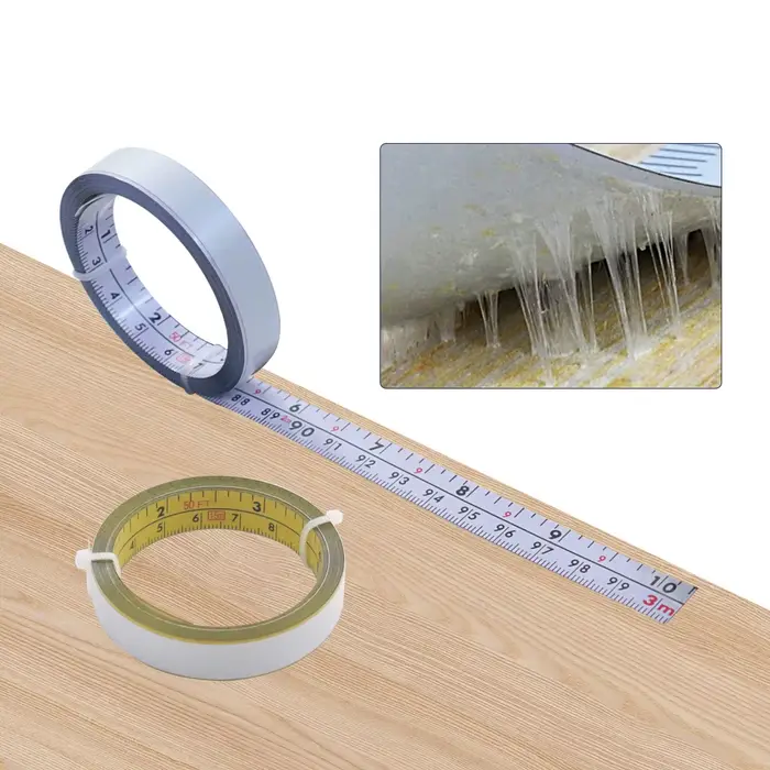 Inch & MeaccelerSelf Adhesive Tape 1-3M Measure Steel Mitre Scale