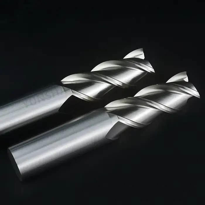 Fraise HSS 2 3 4 cannelures, fraise en acier rapide, Machine D3mm-20mm, outil CNC pour le processus 