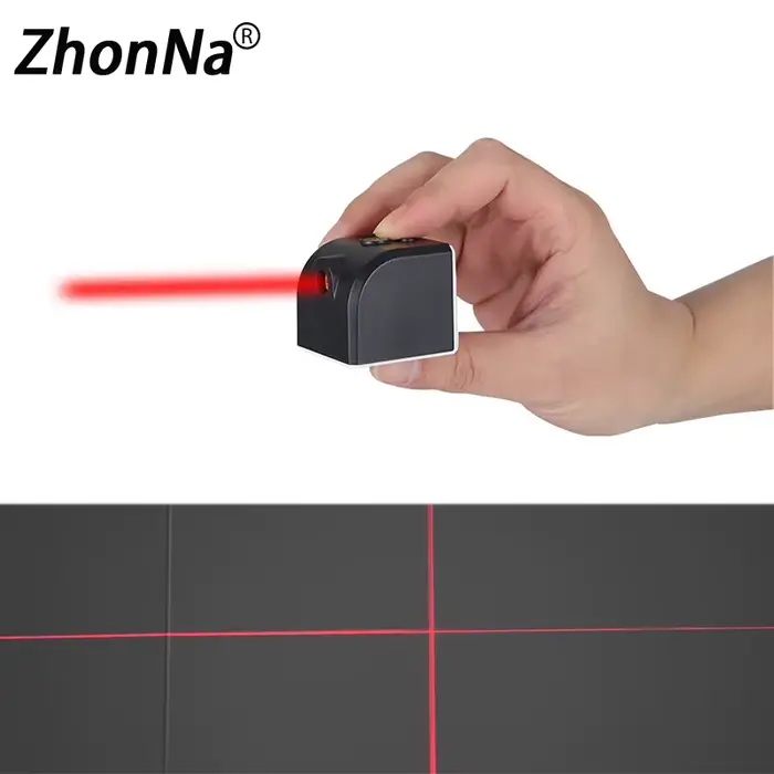 Mini niveau Laser RedLight croix horizontale ligne verticale calibrateur outil de mesure Portable avec fonction d'adsorption réparation