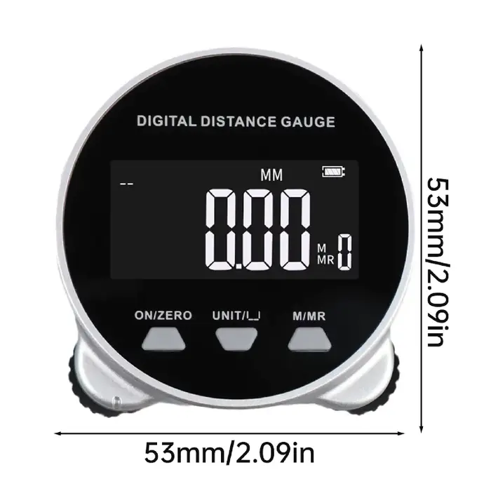 Télémètre Digital à Roue pour Surfaces Courbes Portatif Haute Précision 0–199999 m Mesure de Diamètre et d’Arcs Écran LCD
