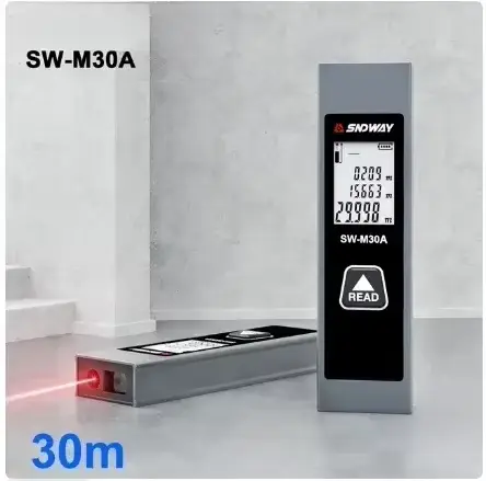 2026 ZHOUCE Mini Télémètre Laser Numérique 30M 40M, Mètre Ruban Laser, Règle de Mesure, Testeur de P