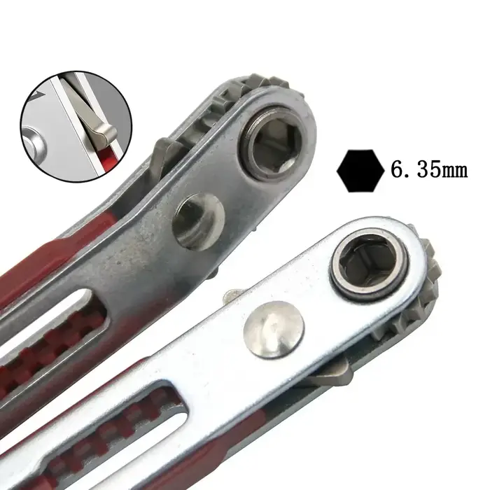 Tournevis à cliquet bidirectionnel multifonctionnel avant et arrière