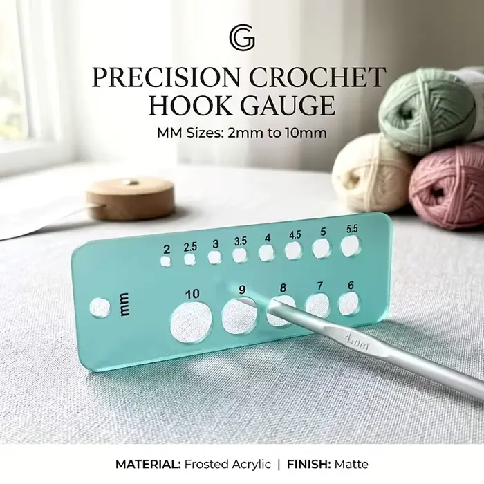 Tableau de tailles de crochets de précision