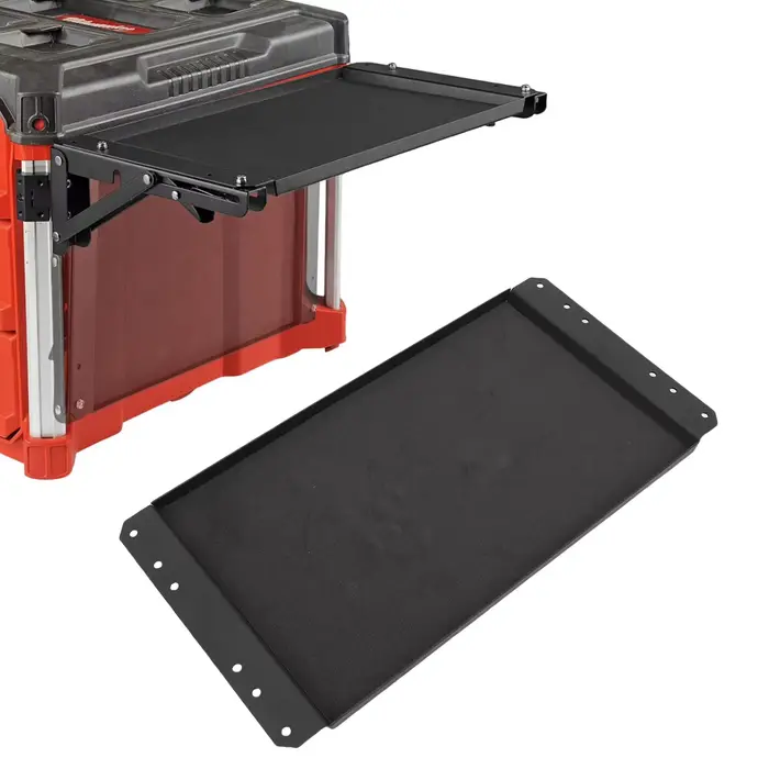 Table d'appoint pliante pour boîte à outils