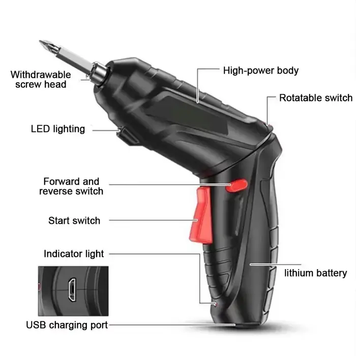 Tournevis électrique batterie Rechargeable