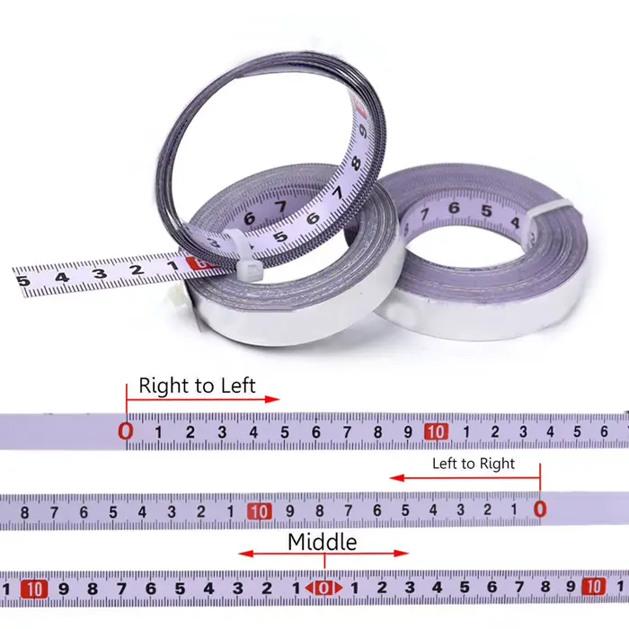 1 pièces ruban à mesurer 1/2/3/5M 13MM règles adhésives travail du bois règle de mesure couture