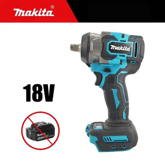 Clé à chocs sans fil Makita 500 Nm 18 V LXT sans balais, outil seul, pour le démontage de boulons et